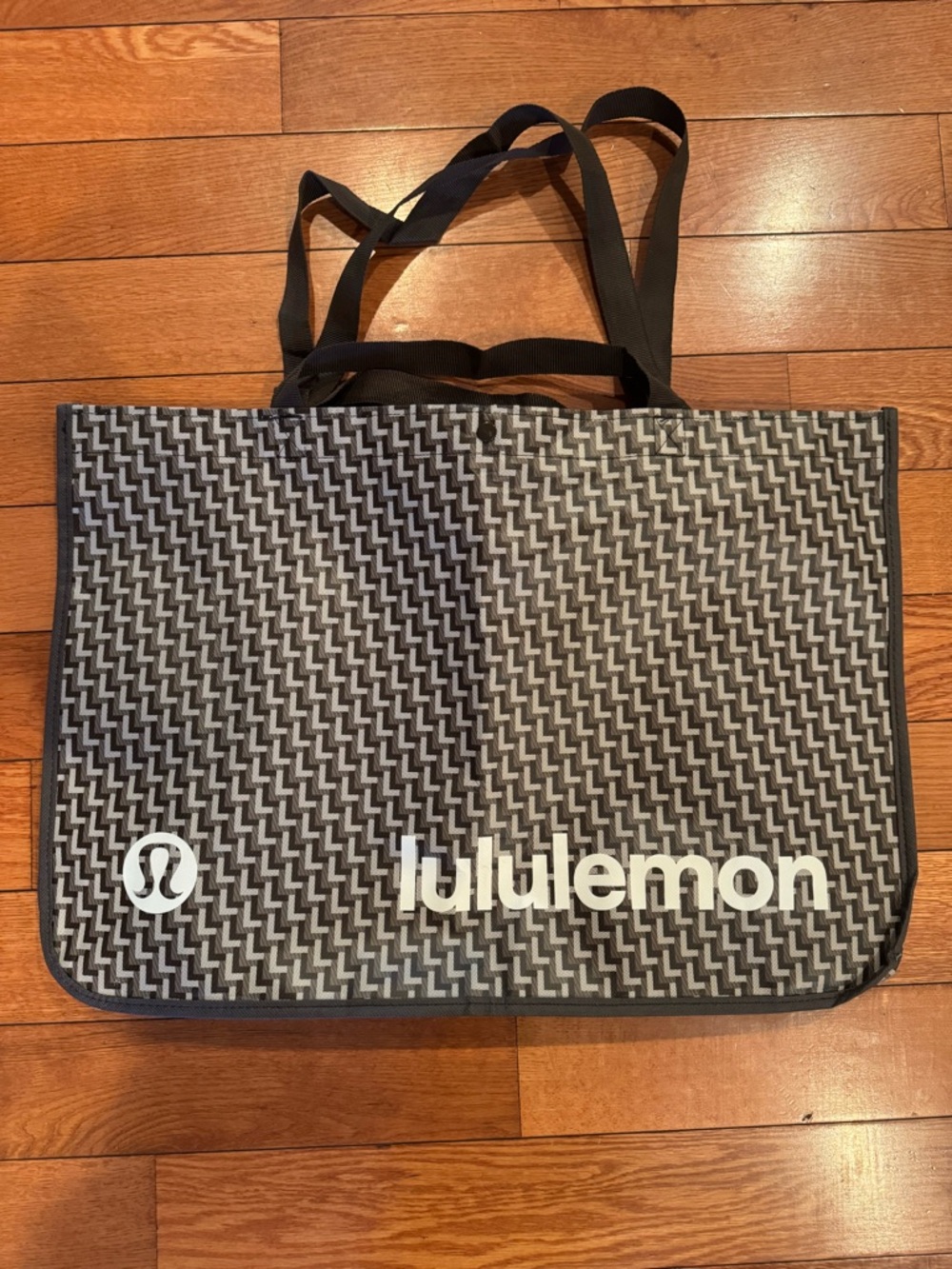 NEW Large Messenger Lululemon Tote with Double Handles Resusable Bag New